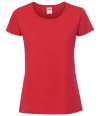 SS720 614240 Fruit of the Loom Ladies Iconic 195 T-Shirt Red colour image